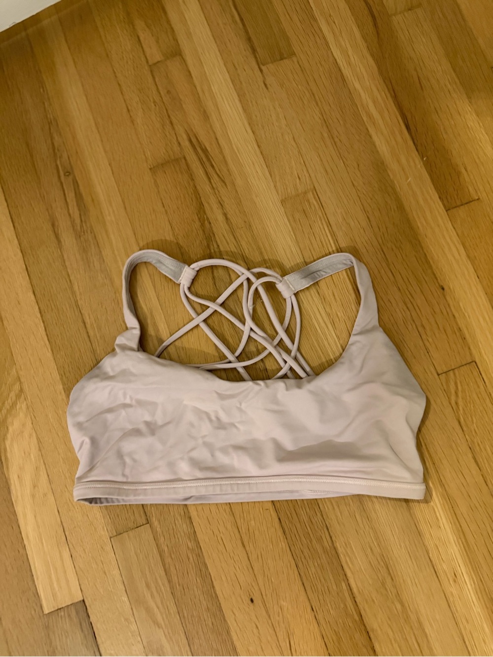 Lulu Lemon Light Pink Sports Bra